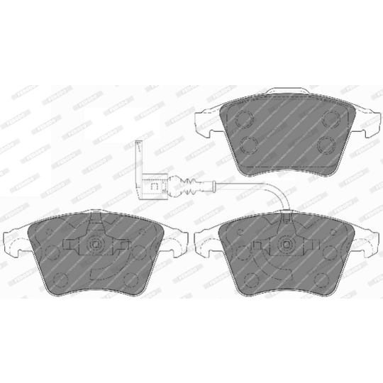 FVR1643 - Brake Pad Set, disc brake 