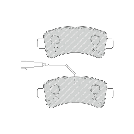 FVR4950 - Brake Pad Set, disc brake 