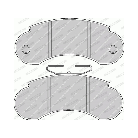 FVR752 - Brake Pad Set, disc brake 