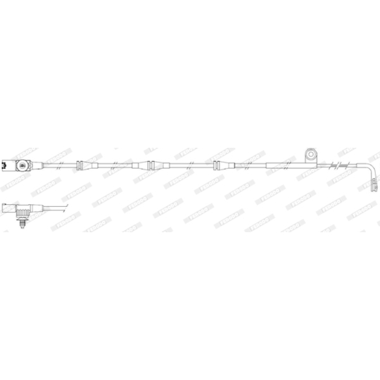 FWI298 - Warning Contact, brake pad wear 