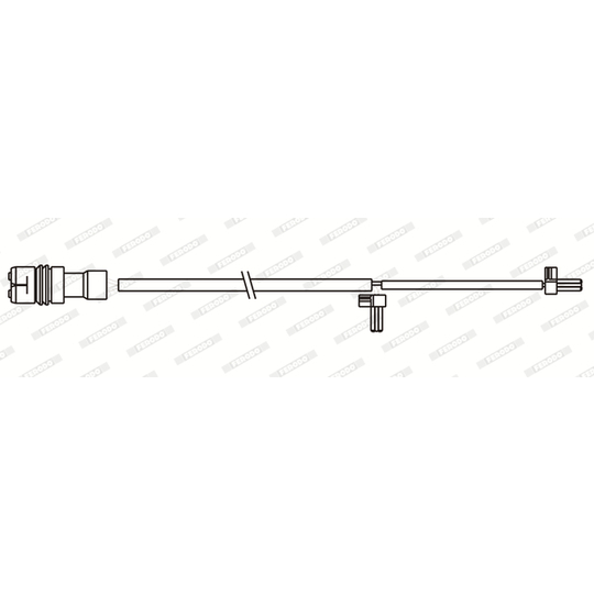 FWI384 - Warning Contact, brake pad wear 