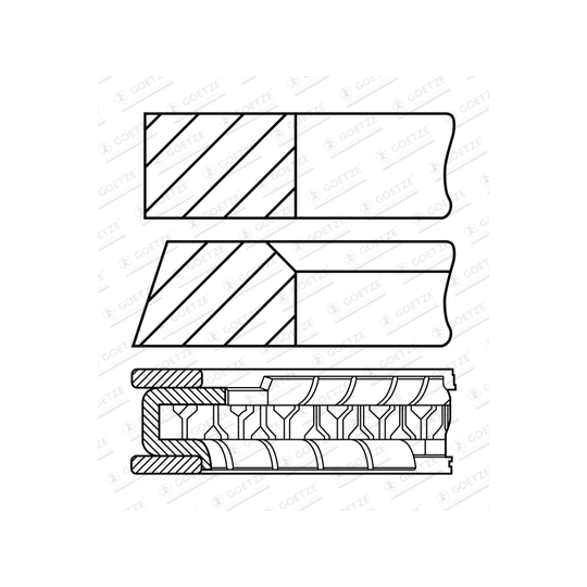 08-431400-10 - Piston Ring Kit 