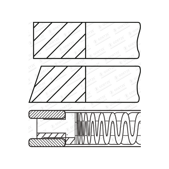 08-429900-00 - Kolvirõngakomplekt 