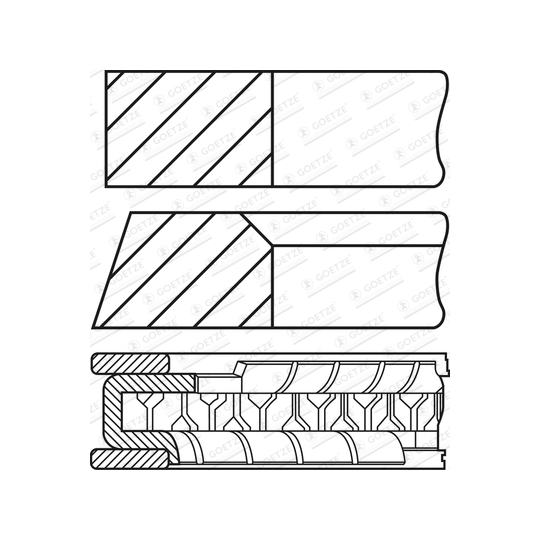 08-431400-10 - Piston Ring Kit 