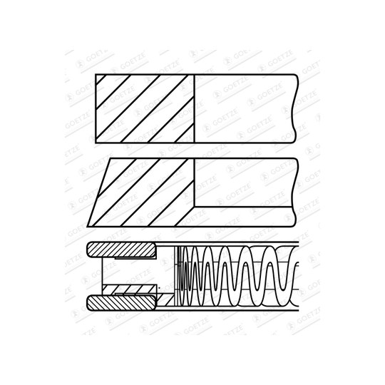 08-438400-00 - Kolvirõngakomplekt 