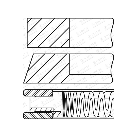 08-438400-00 - Kolvirõngakomplekt 