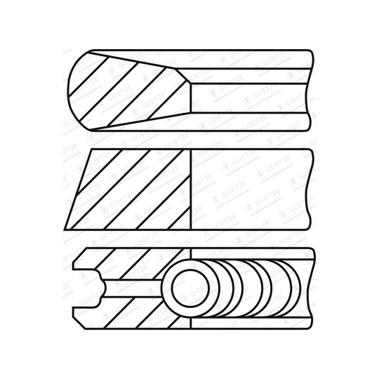 08-445200-10 - Piston Ring Kit 