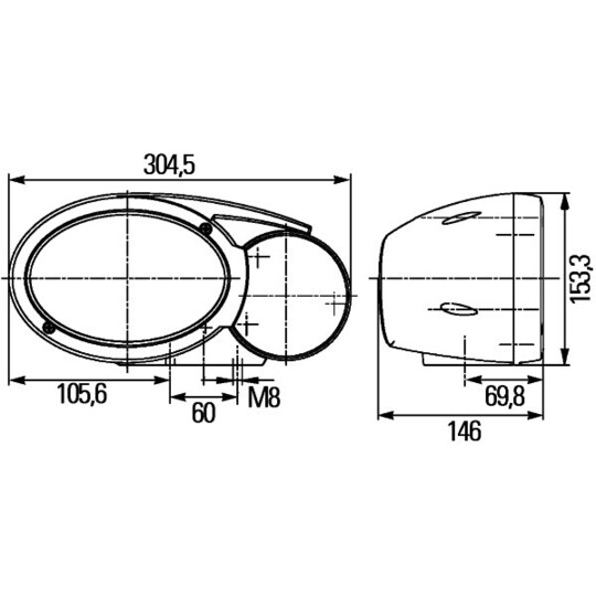 1EB 996 167-048 - Headlight 