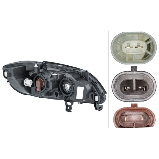 1EG 354 539-011 - Headlight 