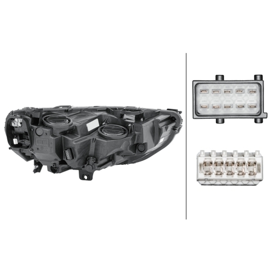 1EG 354 869-031 - Headlight 