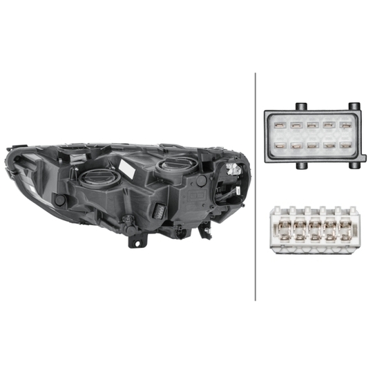 1EG 354 869-021 - Headlight 