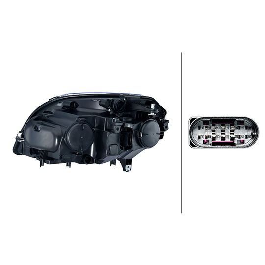 1EG 354 878-021 - Headlight 