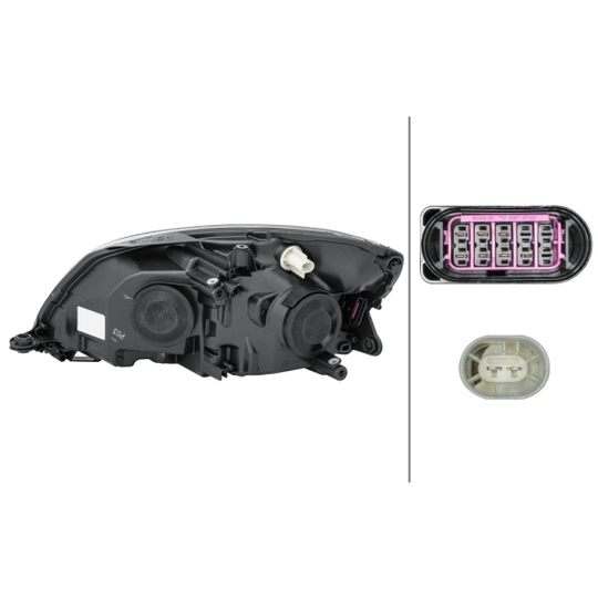 1EL 010 417-501 - Headlight 