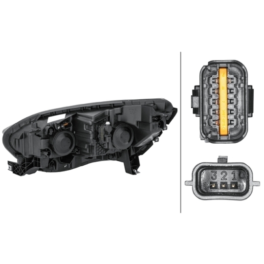 1EL 012 293-421 - Headlight 