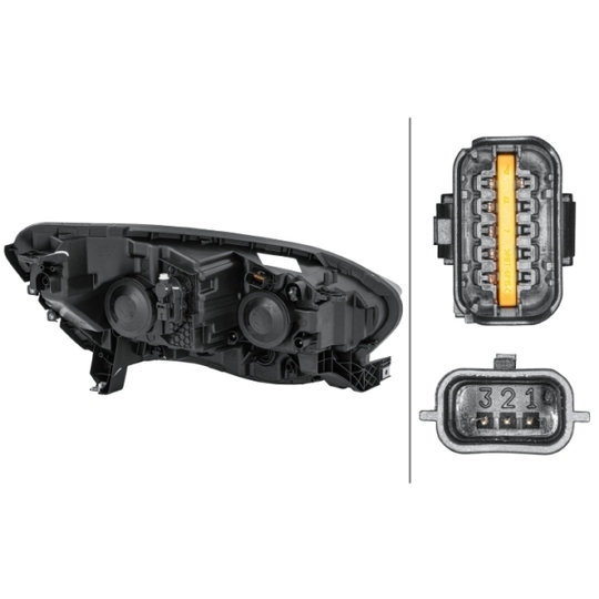 1EL 012 293-411 - Headlight 