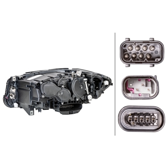 1EX 011 072-921 - Headlight 