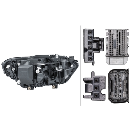 1EX 011 929-411 - Headlight 