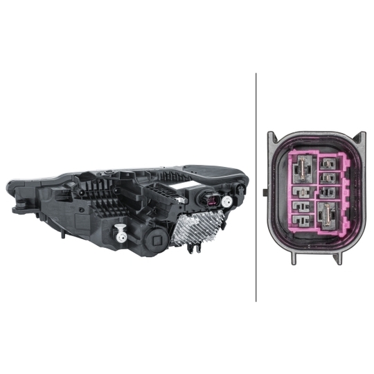 1EX 013 371-021 - Headlight 