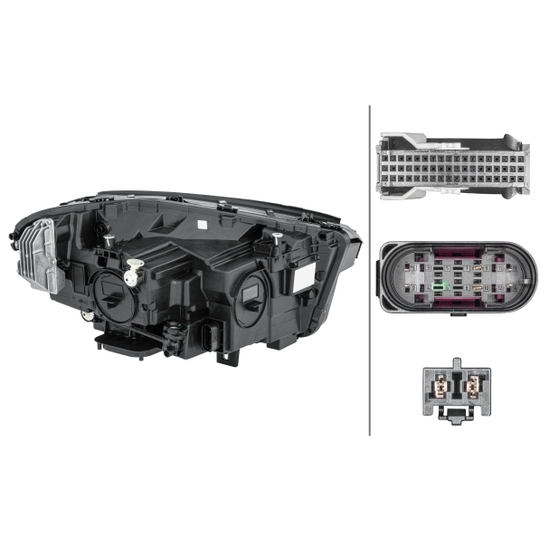 1EX 013 074-611 - Headlight 