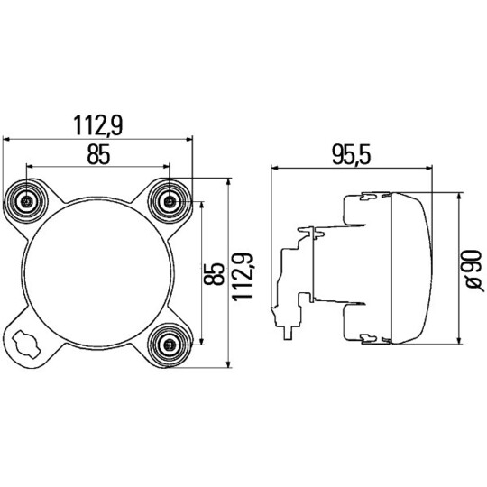 1K0247 043-011 - Headlight 