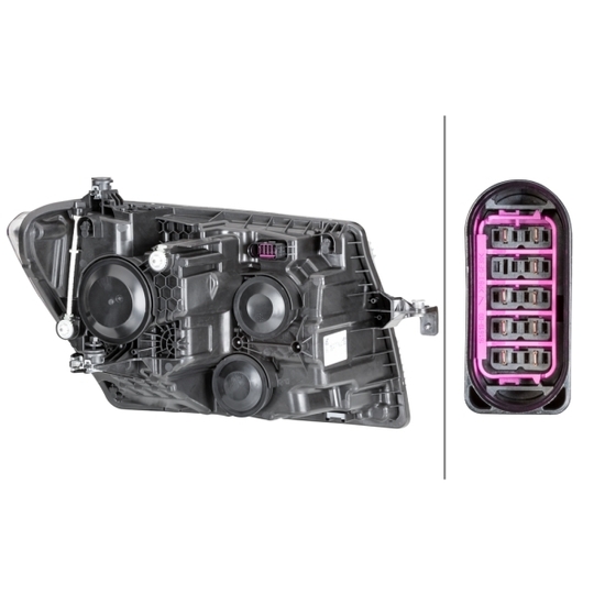 1LB 012 830-031 - Headlight 