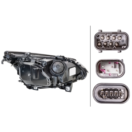 1LL 160 695-001 - Headlight 