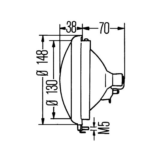 1S3 001 442-001 - Insert, headlight 