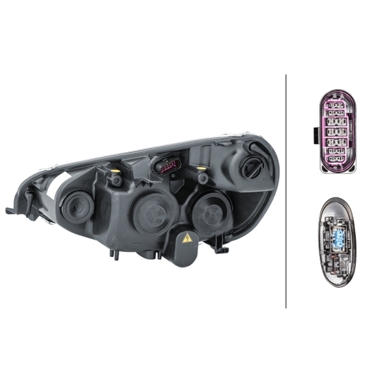 1ZS 009 250-801 - Headlight 