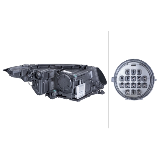 1ZS 354 835-031 - Headlight 