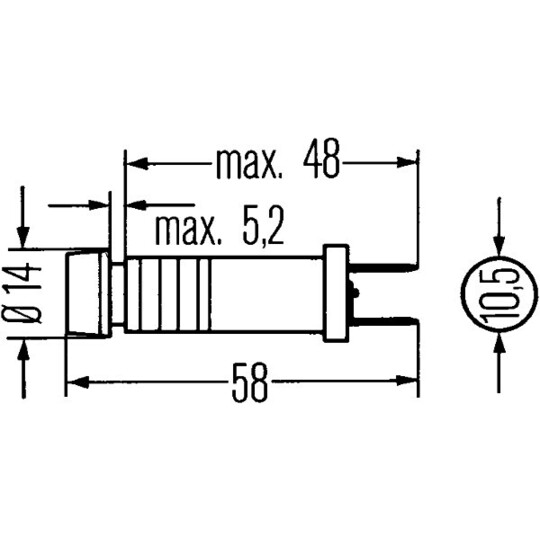 2AA 003 257-041 - Control Lamp 