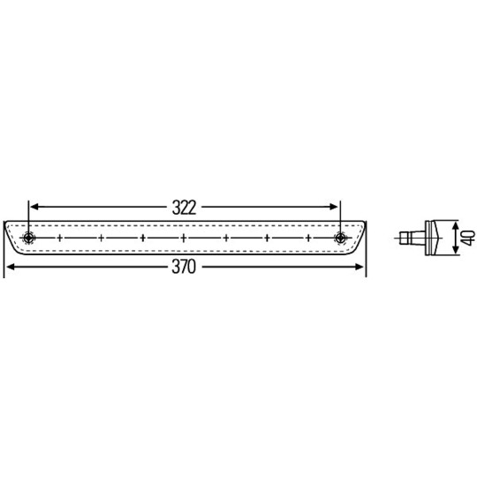 2DA 008 136-007 - Auxiliary Stop Light 