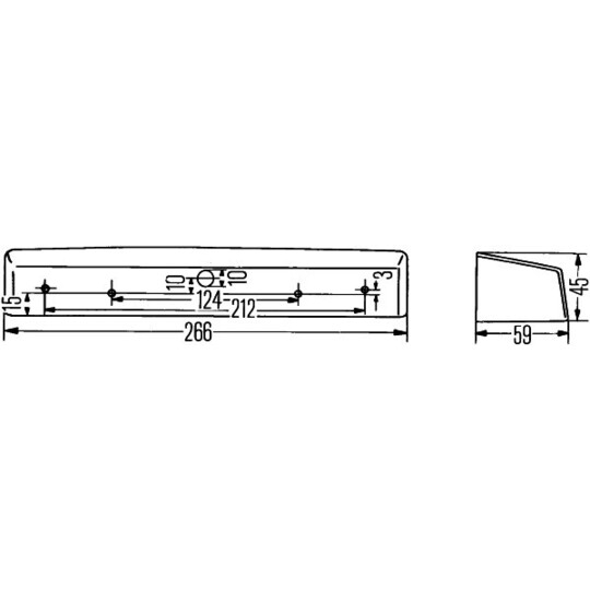 2KA 004 525-001 - Licence Plate Light 