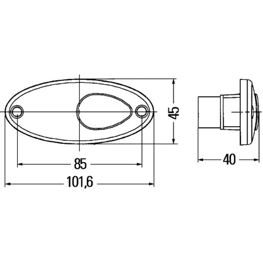 2PS 964 295-001 - Sivumerkkivalo 