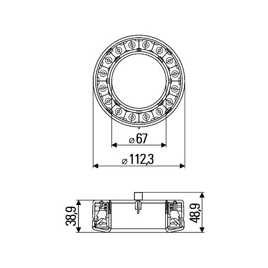 2SB 009 362-021 - Kombinationsbackljus 