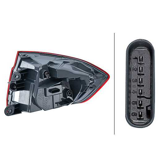 2SD 012 147-411 - Combination Rearlight 