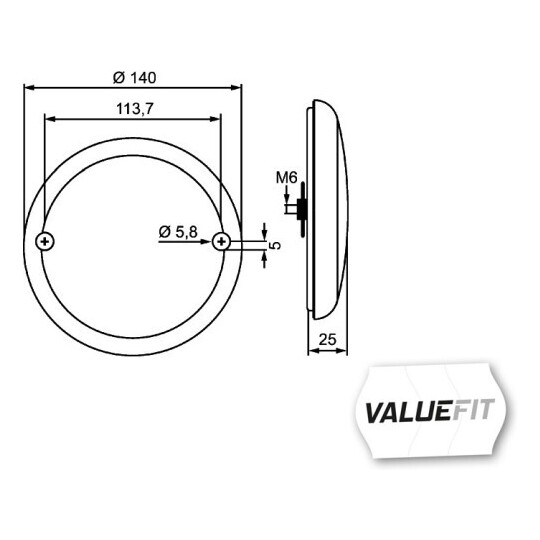 2SD 357 026-001 - Combination Rearlight 