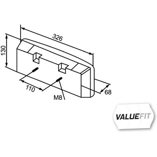 2SD 357 031-001 - Takavalo 