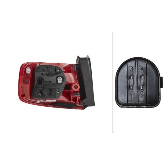 2VA 009 686-121 - Combination Rearlight 