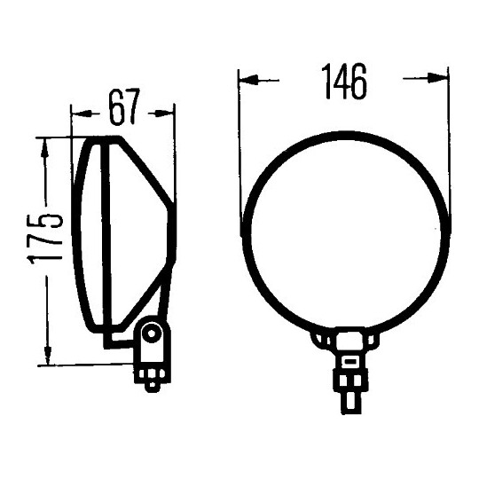 2XD 003 410-301 - Varningsblinkljus 