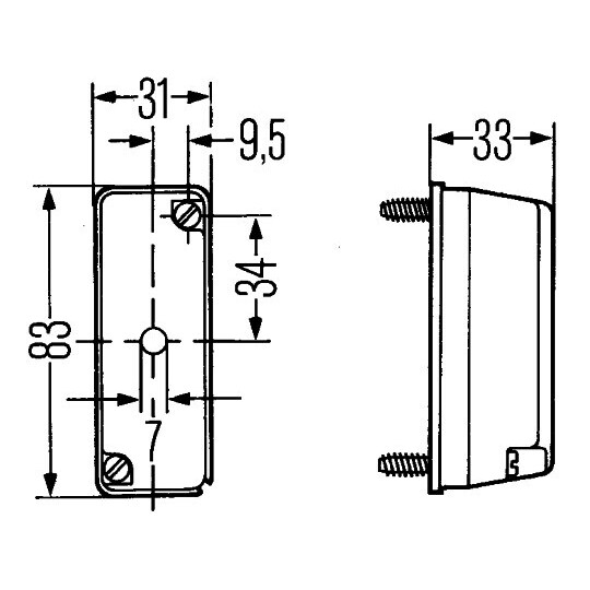 2XS003 168-071 - Marker Light 