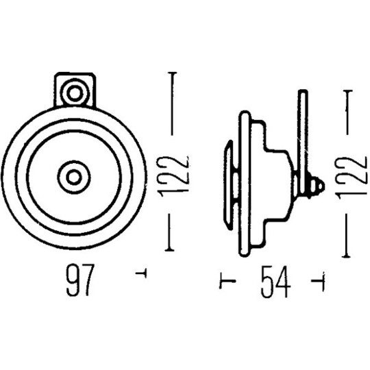 3AL 002 952-861 - Air Horn 