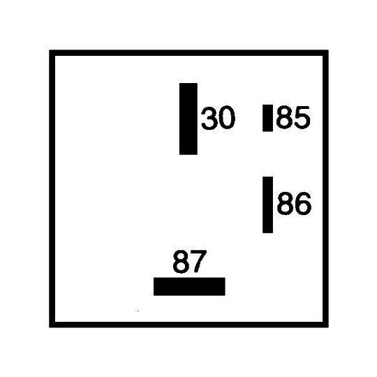 4RP 008 189-151 - Relä, braänslepump 