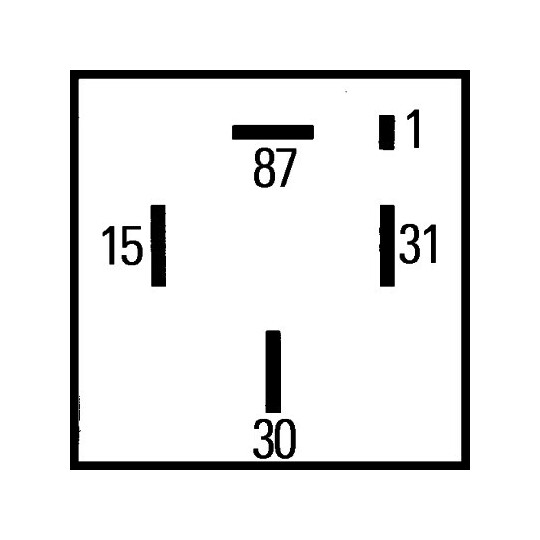 4RP 008 189-091 - Relay, fuel pump 