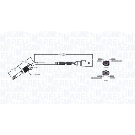 172000017010 - Sensor, exhaust gas temperature 