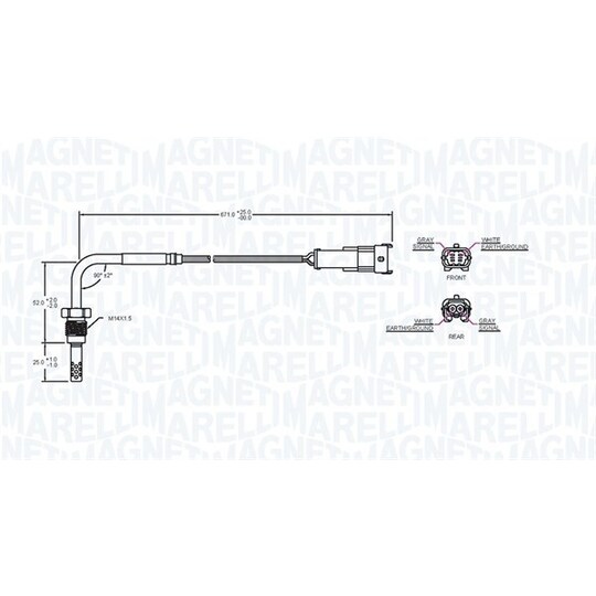 172000059010 - Sensor, avgastemperatur 