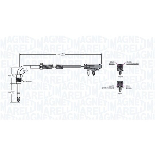 172000117010 - Sensor, exhaust gas temperature 