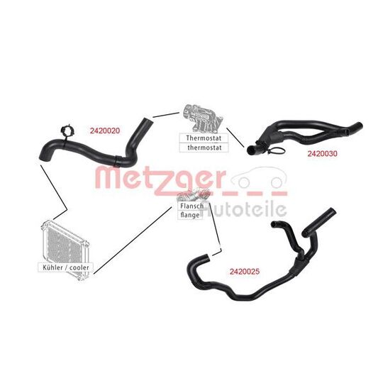 2420025 - Radiator Hose 