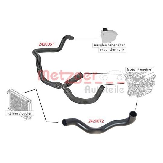 2420072 - Radiator Hose 