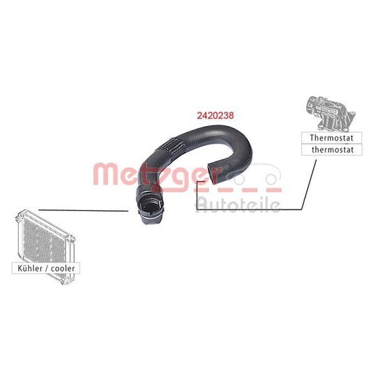 2420238 - Radiator Hose 