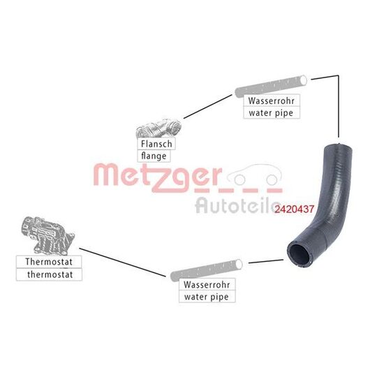 2420437 - Radiator Hose 